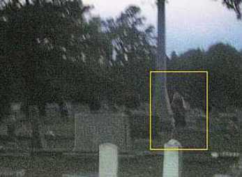 Ghost in Cemetery